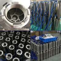 Pompe solaire immergée en acier inoxydable 4 pouces 220VDC/VAC 2500W 185M 12000 L/HR 280M 8000 L/HR 400M 5000 L/HR