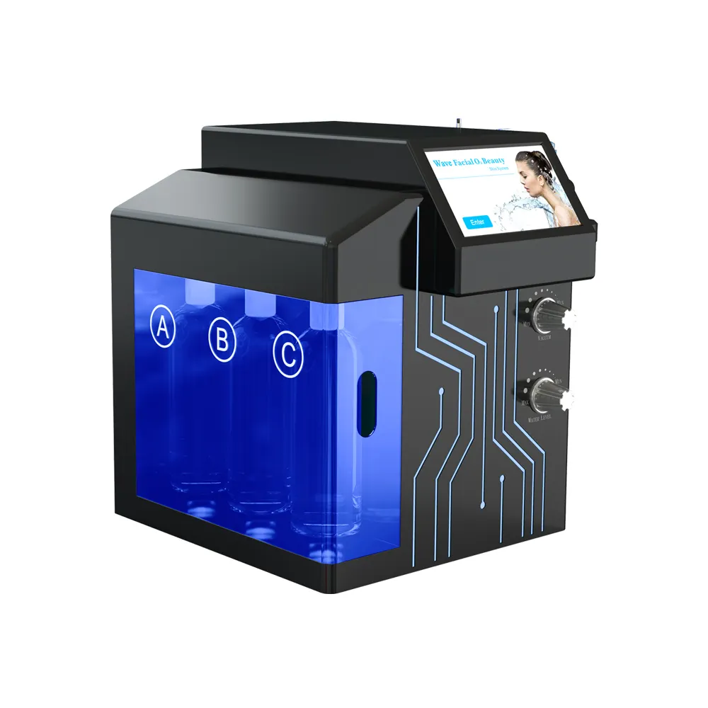Máquina de limpieza profunda de piel de oxígeno Hydra portátil Aqua Pee Hydra Microdermoabrasión Facial Peel Spa Machine