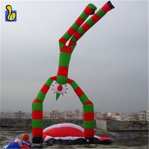 Tùy Chỉnh Đèn <span class=keywords><strong>LED</strong></span> Quảng Cáo Inflatables Không Khí Vũ Công Trên Bầu Trời Vũ Công Ống Người Đàn Ông <span class=keywords><strong>Inflatable</strong></span> Cậu Bé Skydancer Bóng Với Quạt Gió - Product Image 2