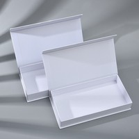 Individuell Bedruckte Mattschwarze Faltbare Magnetbox Luxus-Verpackungsboxen mit Magnetverschluss für Schal- und Kleidungsverpackung