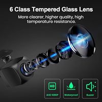 Kamera Mundur Mobil Ai Fish Eyes Night Vision AHD 1080P Alarm Tahan Air 155 °   Kamera AI Pintar Mundur Sudut Lebar