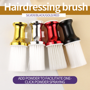 Brosse et dépoussiéreur professionnels en plastique pour salon de coiffure, outil de finition des cheveux - Product Image 4