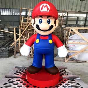 Artisanat en résine <span class=keywords><strong>Mario</strong></span>, sculpture <span class=keywords><strong>Mario</strong></span> personnalisée en fibre de verre pour décorations de Noël - Product Image 4
