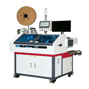 Machine automatique de sertissage et d'insertion de boîtiers SR-05 pour boîtiers noirs GH1.25 ZH1.5 4P avec fil entièrement étamé rouge - Product Image 1