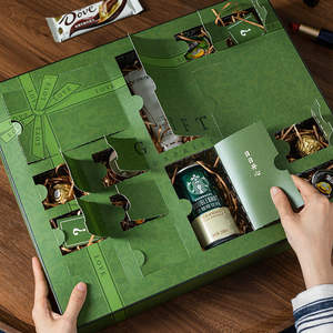 กล่องใส่จิวเวอร์รี่ลึกลับแบบกำหนดเองหรูหรา,กล่องของขวัญสร้อยคอเครื่องสำอางสุดเซอร์ไพรส์กล่องใส่ผิดปฏิทินสำหรับเด็กทารก Ddvent - Product Image 3