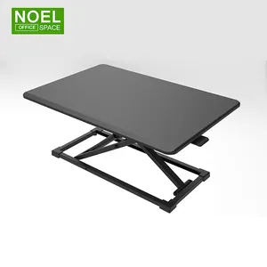 符合人体工程学的折叠式办公桌可调工作站立式办公桌转换器电脑桌转换器钢制办公家具