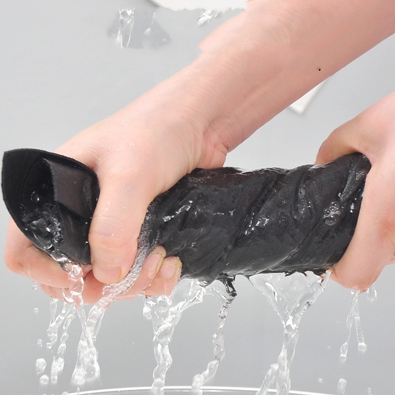 No Trace Cleaning Cloth Microfiber Absorbent Dish Cloth Tableware Rag Home Cleaning Towel for Kitchen Bathroom Car