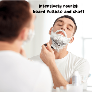 Botella de plástico de alta calidad para el cuidado de la piel Premium Mousse Crema de berro para el crecimiento diario de la barba de los hombres - Product Image 2