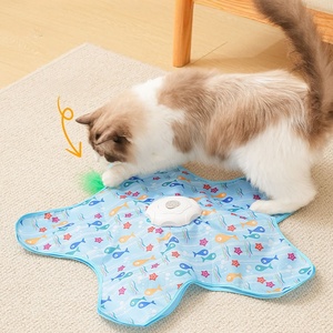 ของเล่นแมวแบบคลาสสิกเป็นมิตรกับสิ่งแวดล้อม ของเล่นอัตโนมัติแบบซ่อนหา ทนทานต่อการกัด ของเล่นพลาสติกและโพลีเอสเตอร์แบบอินเทอร์แอคทีฟ ช่วยลดความวิตกกังวล - Product Image 2