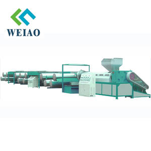 Venta caliente bolsa de tejido Pp línea de cinta de plástico dibujar de hilo plano extrusora - Product Image 3