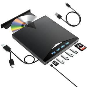 <span class=keywords><strong>Lecteur</strong></span> optique <span class=keywords><strong>externe</strong></span> multifonctionnel, graveur de <span class=keywords><strong>DVD</strong></span>, <span class=keywords><strong>lecteur</strong></span> de disques, <span class=keywords><strong>lecteur</strong></span> optique d'extension Type-C - Product Image 1