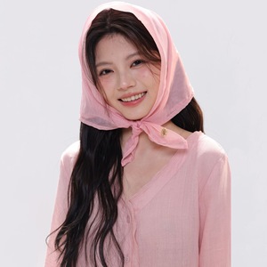 Women Square <strong>Satin</strong> Head Scarf Soft Polyester Silk Feel Hair Scarf for Head Wrap Bandana Silk Feel Hair Scarf 27 Inch OEM/ODM - Product Image 2