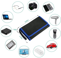 142 1 Set Obeng Multifungsi Torx Gagang Baja Presisi dengan Tas 120 Mata Obeng untuk Smartphone, MacBook, Jam Tangan