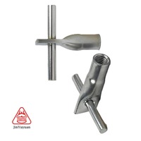 Outil de pose d'ancrage encastré polyvalent pour la construction industrielle, revêtement en zinc, anti-corrosion, expansion interne, pour sols et murs, décoration