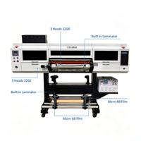 Mesin Cetak Film UV DTF Industri 60cm Tiga Kepala I3200-U1 untuk Label Transfer Kustom