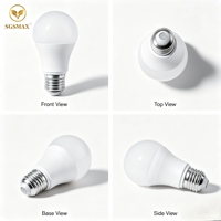 Ampoule LED de haute qualité à prix réduit, culot AC B22 E27, 3000-10000K, 5W 7W 9W 12W 15W 18W 20W, certifiée CE