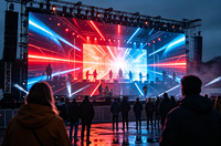 Mur vidéo LED extérieur P1.5 P1.9 500x500mm, location, IP65, écran LED couleur pleine pour événements extérieurs