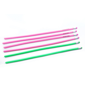 ตลกส่งเสริมการขายอุปกรณ์การเรียนยางที่มีความยืดหยุ่นดินสอเขียน Tooper เครื่องเขียนกับยางลบ HB โลโก้ที่กำหนดเองที่เรียบง่ายจีน - Product Image 6