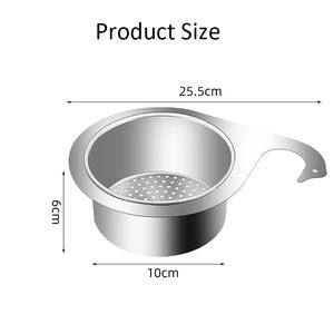 Portable Stainless Steel Espresso Tool Reusable Classic <b>Tea</b> Filter Basket Multi-Purpose Kitchen Filter Coffee & <b>Tea</b> Accessories - Product Image 5