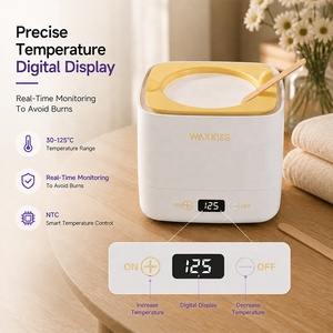 Chauffe-cire portable 160 ml avec pot en silicone amovible pour l'épilation du visage, du maillot et des aisselles – Nouveauté très demandée - Product Image 3