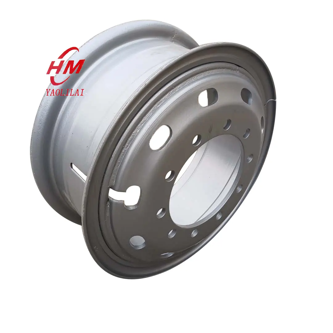 Heavy Truck Wheels 8.5-24 steel wheels rim 8.50-24 inch truck rims for 1200-24 tires