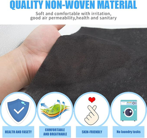 <b>Black</b> Waterproof Disposable Fitted Tattoo Bed Sheets <b>Table</b> <b>Covers</b> for Tattoo Bed Protection - Product Image 4