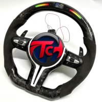 Personnalisation disponible - Volant BMW F10 pour F30 M6 F82 E87 F80 M3 M5 E90 F32 M4 E92 en carbone forgé