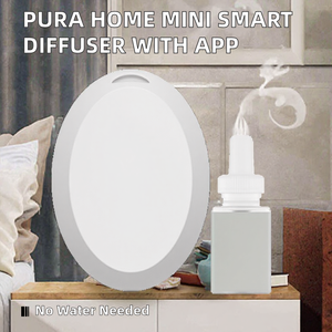 Diffuseur de parfum intelligent <span class=keywords><strong>mini</strong></span> blanc avec lumière <span class=keywords><strong>LED</strong></span> contrôlée par application pour petits espaces - Product Image 2