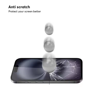 กระจกนิรภัยกันรอยขีดข่วน 0.4 มม. 3D A++ สำหรับ iPhone 17 Pro Max ฟิล์มกันรอยหน้าจอ Apple 16 15 14 AIR อุปกรณ์เสริมโทรศัพท์มือถือ - Product Image 2