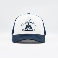 Casquette personnalisée à 5 panneaux en daim, casquette de camionneur d'hiver non imperméable, casquette thermique A-Game Scout à fermeture snapback pour hommes et femmes