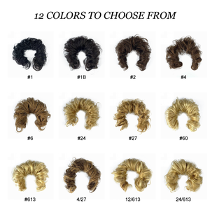 Extensions de <span class=keywords><strong>cheveux</strong></span> élastiques, accessoires pour augmenter le volume du <span class=keywords><strong>chignon</strong></span>, <span class=keywords><strong>chignon</strong></span> bouclé pour mariage, <span class=keywords><strong>chignon</strong></span> enroulé désordonné, chignons en <span class=keywords><strong>cheveux</strong></span> humains pour femmes - Product Image 4