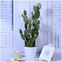 Décorations artificielles de cactus suspendus, verdure artificielle, fleurs écologiques pour Thanksgiving, mariages et remises de diplômes