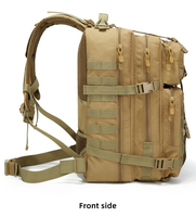 Sac de chasse imperméable à l'eau Oxford 900D, sac à dos de randonnée et de camping, 45L, tactique, Molle, multicolores