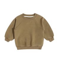 Sweat-shirt personnalisé pour garçons, broderie sur mesure, vêtements pour enfants en coton d'automne, manches longues, col rond, vêtements pour enfants