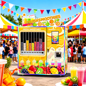Distributeur automatique de smoothies robotisé intelligent, breveté de recherche et développement indépendants, mélange de fruits frais 24h/24, distributeur automatique de milkshakes - Product Image 6