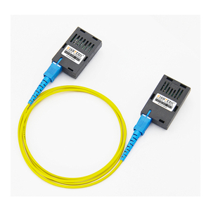GIANTECH 1X9 ตัวรับส่งสัญญาณ 2M โหมดเดี่ยวไฟเบอร์เดี่ยว 20KM ขั้วต่อ SC 485/422 ตัวแปลงสื่อเกรดอุตสาหกรรม POE - Product Image 4