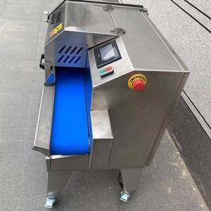 Machine de découpe automatique de viande fraîche sur convoyeur, en acier inoxydable SUS304, pour bœuf <span class=keywords><strong>cru</strong></span>, porc, <span class=keywords><strong>poulet</strong></span>, poitrine de <span class=keywords><strong>poulet</strong></span> - Product Image 1