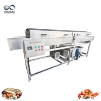 Automatische Parallelle Borstelrolwasser Schilmachine voor Gember, Aardappel, Wortel en Andere Wortelgewassen - Ideale Voedselverwerkingslijnapparatuur