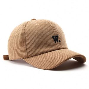 Oem Custom Letters Embroidered Solid Color Adjustable Corduroy Baseball Cap Curved Brim Gorras 3D Raised Embroidery Logo <b>Dad</b> <b>Hat</b> - Product Image 2