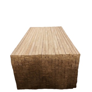 Tablero laminado de madera de caucho duradero con unión dentada, grado A, AA, AB, AC, BC para muebles y mesas, pegamento F4 Star, lijado 240 320 - Product Image 1