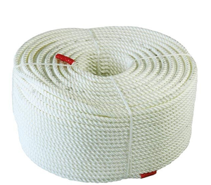 Yacht corde de drisse couleur blanche dia 6 mm <span class=keywords><strong>ou</strong></span> personnalisé * 200 220 m <span class=keywords><strong>polyester</strong></span> nylon 3 brins pêche commerciale emballage général - Product Image 1