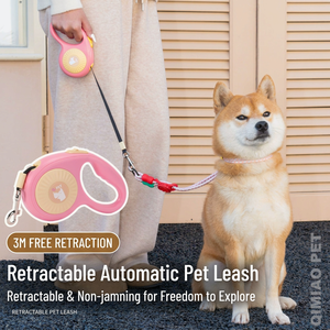 Laisse rétractable pour animaux de compagnie, laisse automatique pour chien, contrôle mains libres, corde de marche réglable pour chats et chiens - Product Image 2