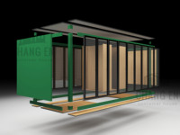 Maison mobile modulaire européenne JHCE, préfabriquée, pliable, prête à l'emploi, portable, maison conteneur modulaire