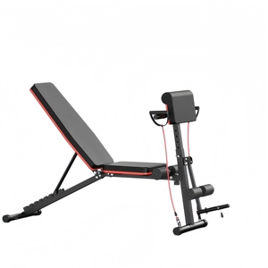 Banco de Ejercicios Multifuncional Plegable y Ajustable, Equipo de Banco para Levantamiento de Pesas para Gimnasio - Product Image 4