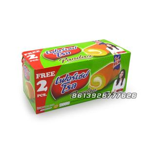 Torta Svizzera al Gusto di Pandan di Alta Qualità con Ripieno Centrale, Vendita all'Ingrosso dalla Fabbrica di Dolci - Product Image 2