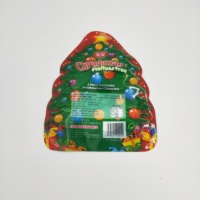 Sac de sapin de noël personnalisé, vente en gros, sac d'emballage de bonbons