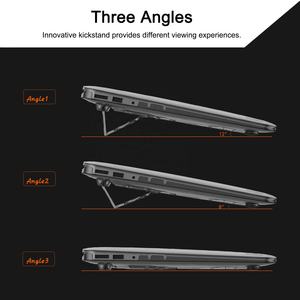 Fundas invisibles plegables para ordenador portátil, carcasa rígida para Apple <span class=keywords><strong>Macbook</strong></span> <span class=keywords><strong>Pro</strong></span> de <span class=keywords><strong>13</strong></span> pulgadas, M1, 2020, A2289, A2251 - Product Image 3