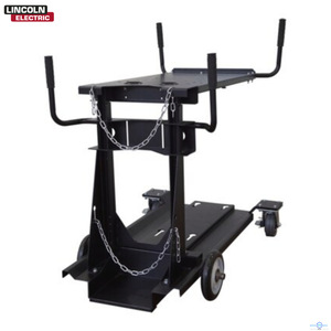 Chariot de soudage robuste Lincoln Electric K3059-4 avec poignées et 4 roues pour équipement de soudage métallique - Product Image 2