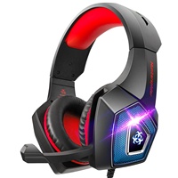 2024 casque de jeu professionnel micro oreille RGB LED contrôle de la lumière V1 casque de jeu