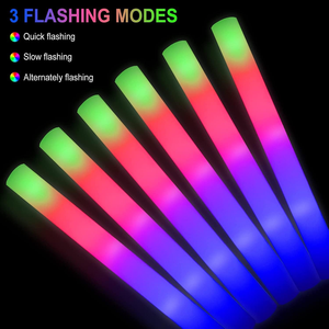 Customized Colorful Foam <b>LED</b> Glow <b>Stick</b> 48*4cm Long Duration for Concert Bar Party Graduation Hot Selling 2026 - Product Image 3